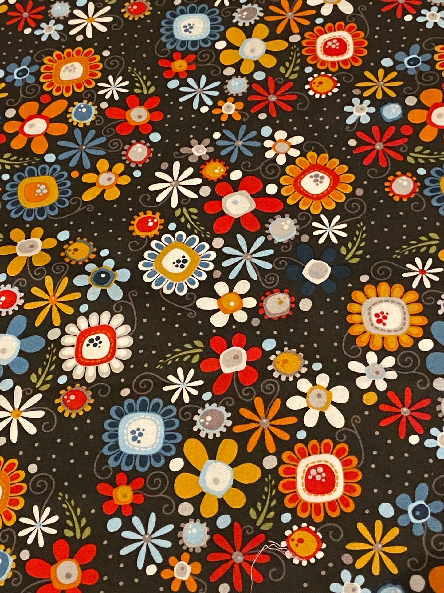 Nested Owis Floral Fabric - Fat Quarter