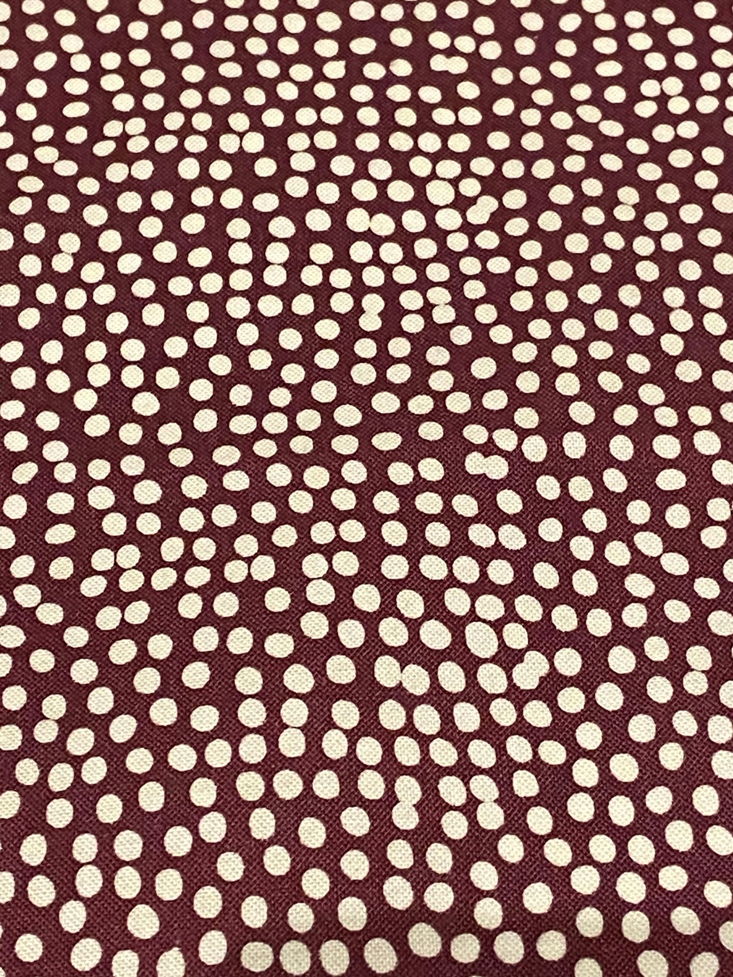 Flurry Print in Wine Red - Fat Quarter