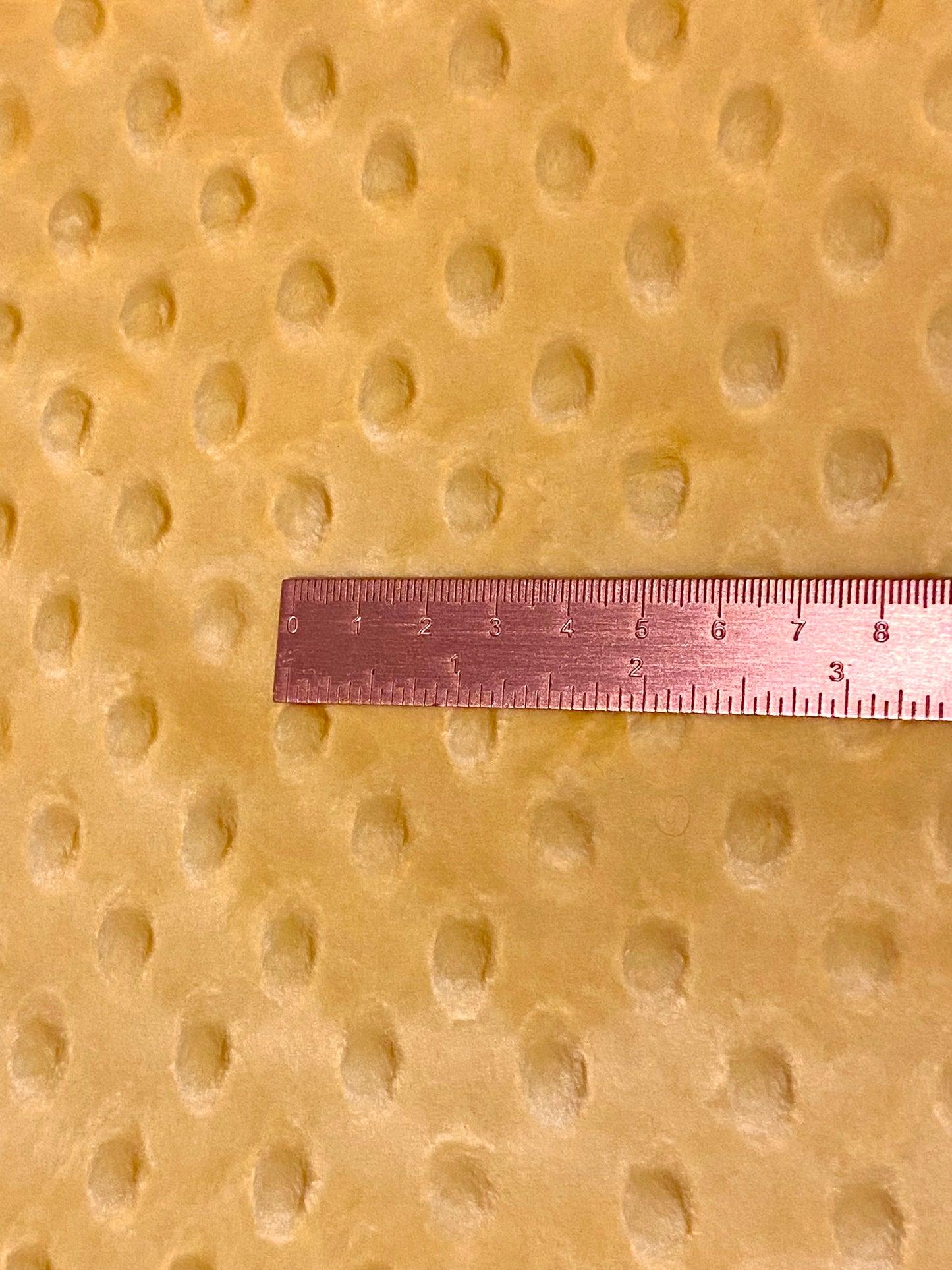 Minky Dimple Fleece - Lemon Yellow - Last remnant