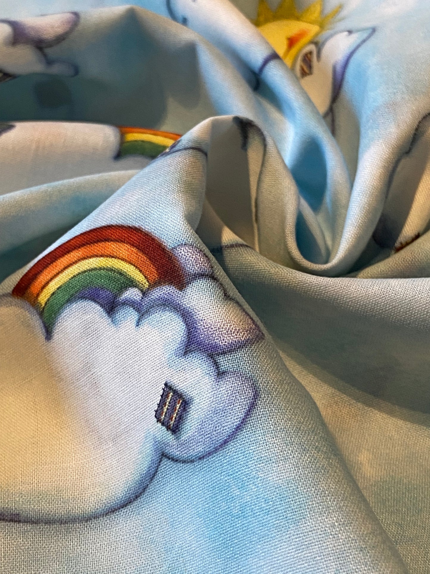 Noahs Ark Sunny Clouds Fabric