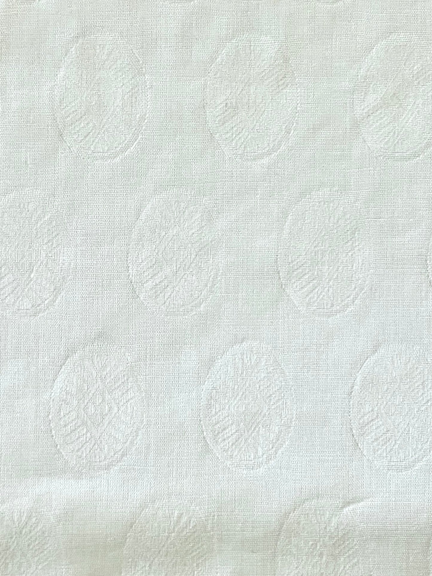Sweet Lacey Jane 2 White Patterned Fabric