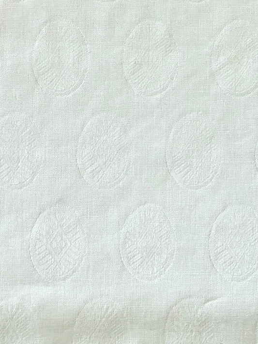 Sweet Lacey Jane 2 White Patterned Fabric