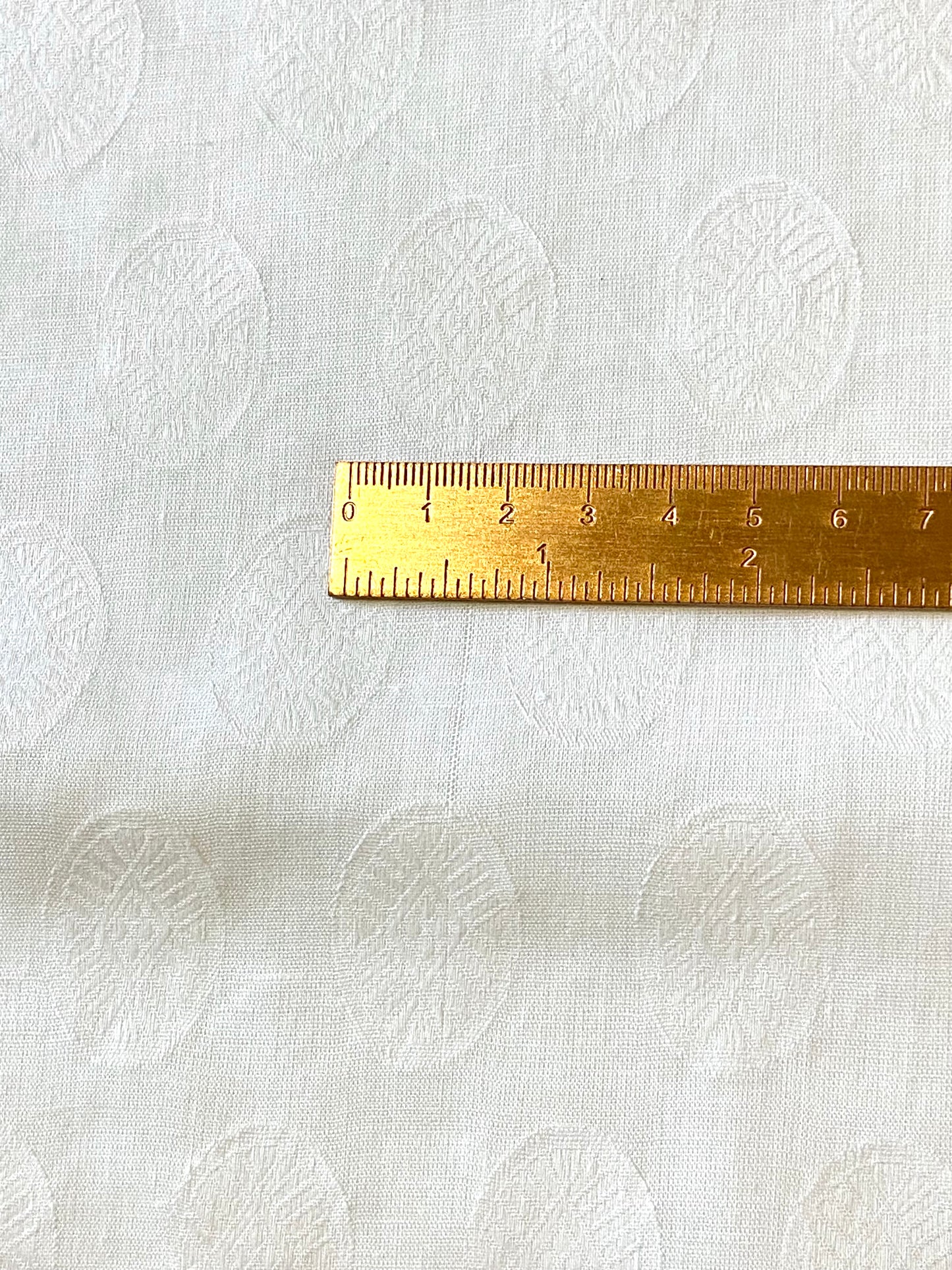 Sweet Lacey Jane 2 White Patterned Fabric