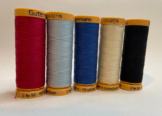 Gutermann Natural Cotton Thread 100m