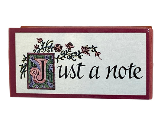 'Just a Note' Stamp