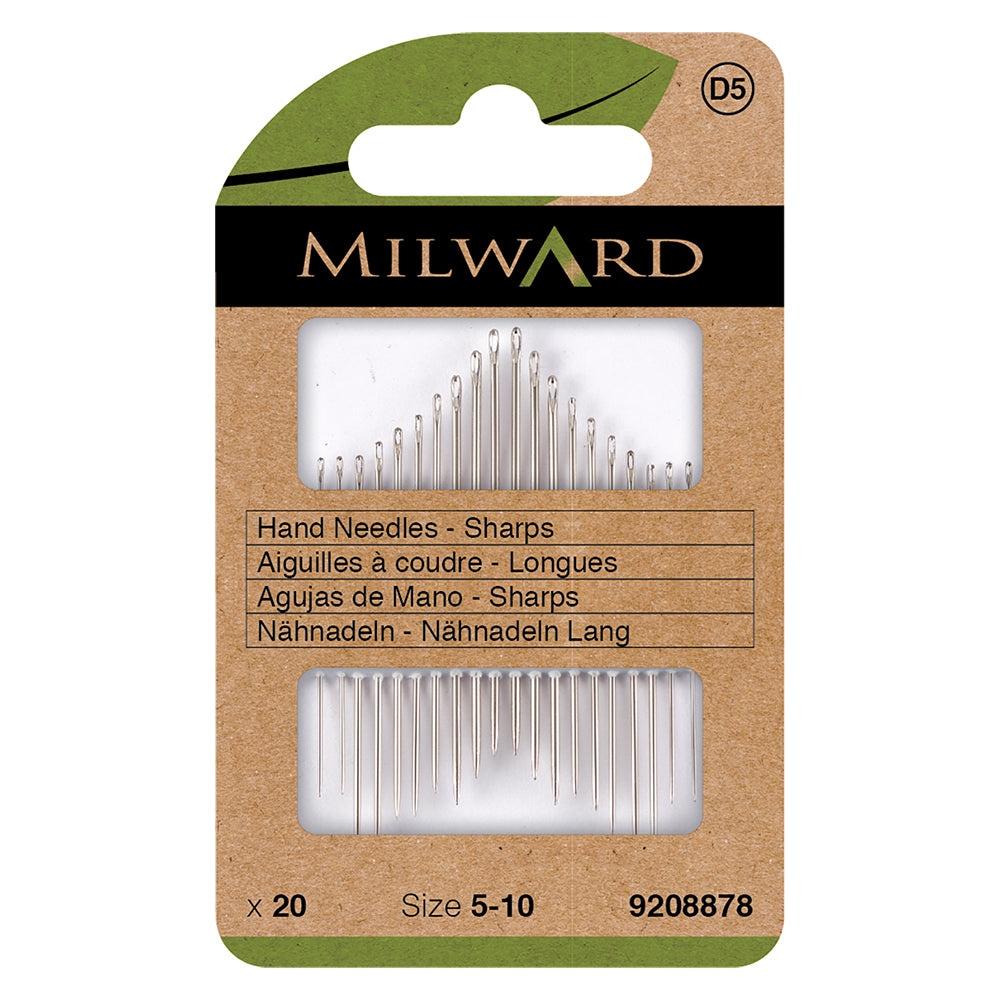Hand Sewing Needles: Sharps: Size 5-10