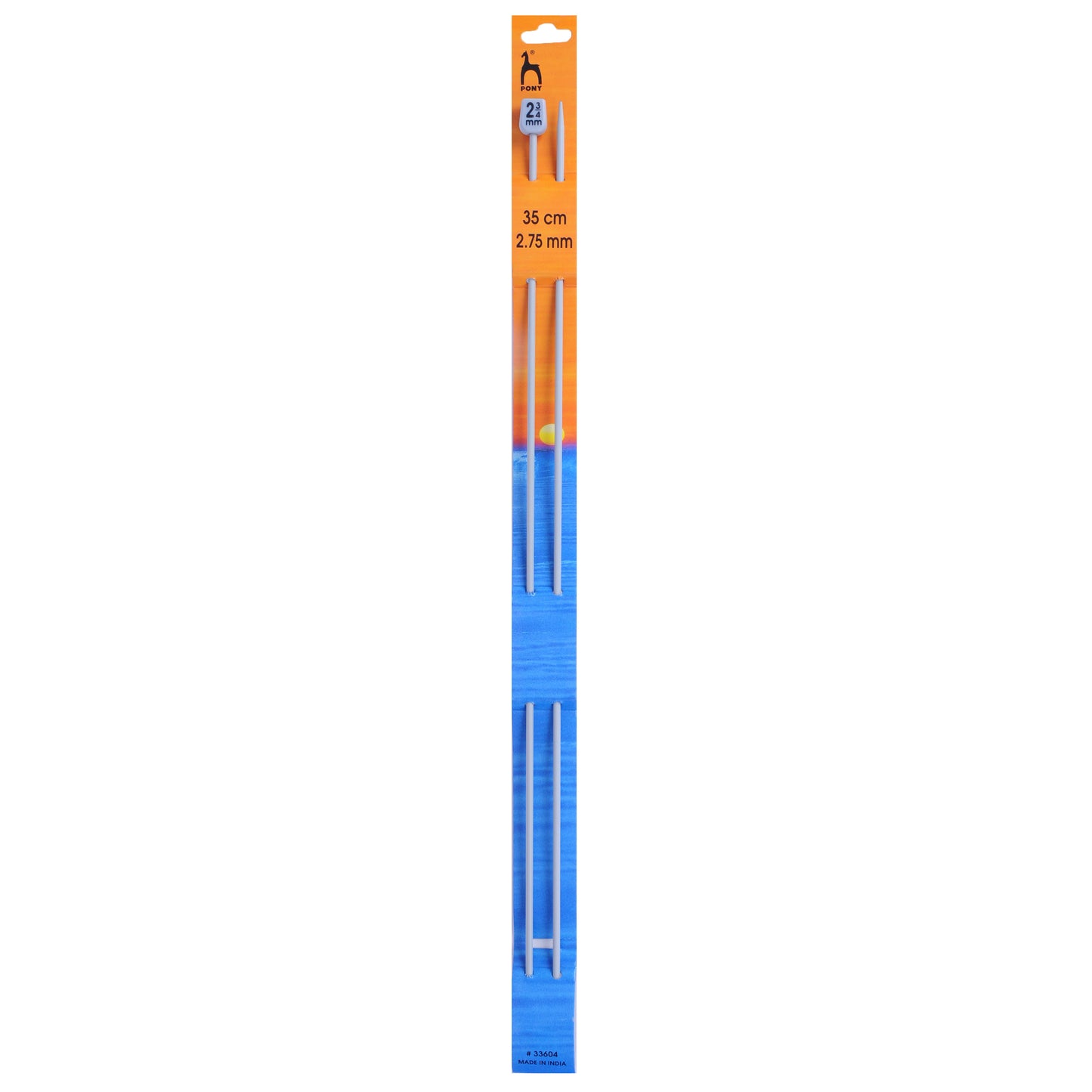 Pony Single Point Knitting Needles 35mm (2.75mm - 12mm)