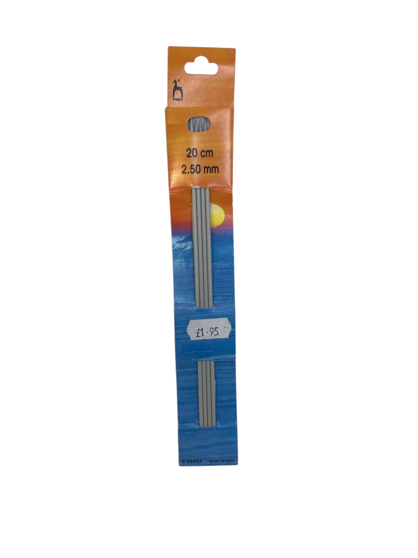 Pony Double Pointed Knitting Needles 20cms (2.50mm - 5.50mm)
