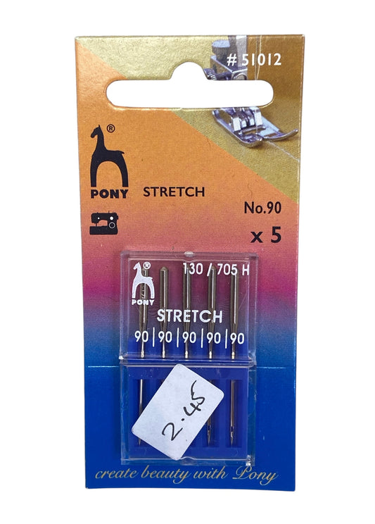 Pony Sewing Machine Needles: Stretch