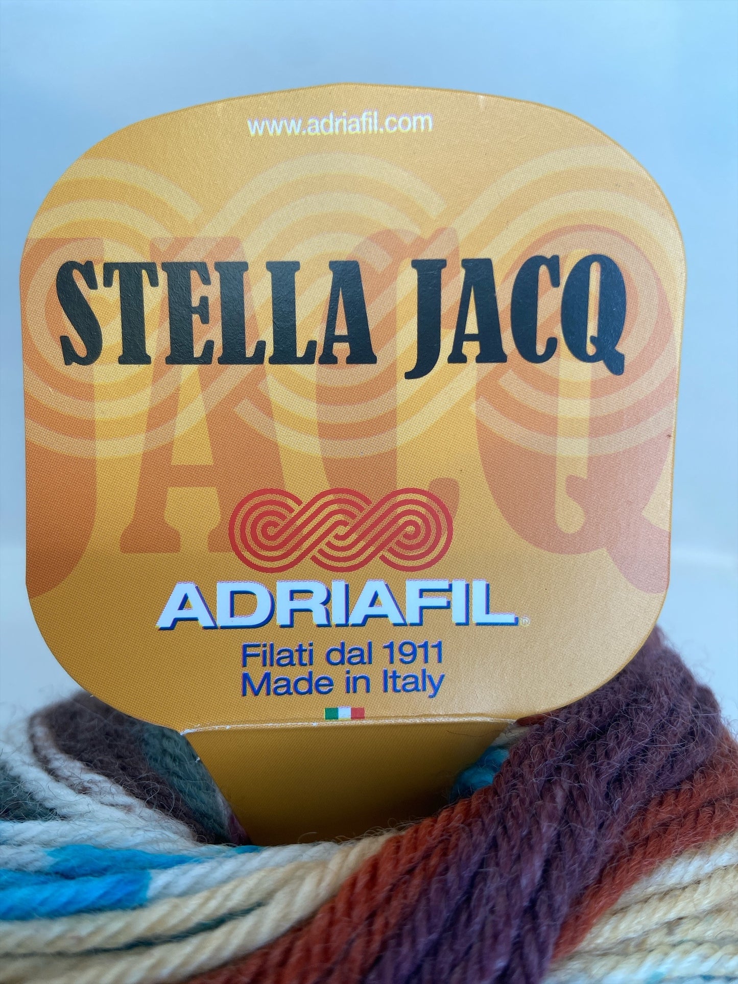 Stella Jacq Jacquard Aran Colourful Wool Yarn by Adriafil