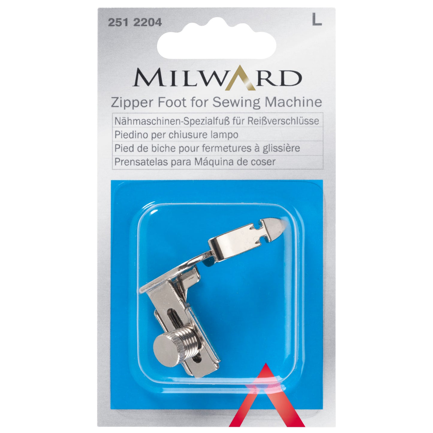 Sewing Machine Zipper Foot: 1 Piece