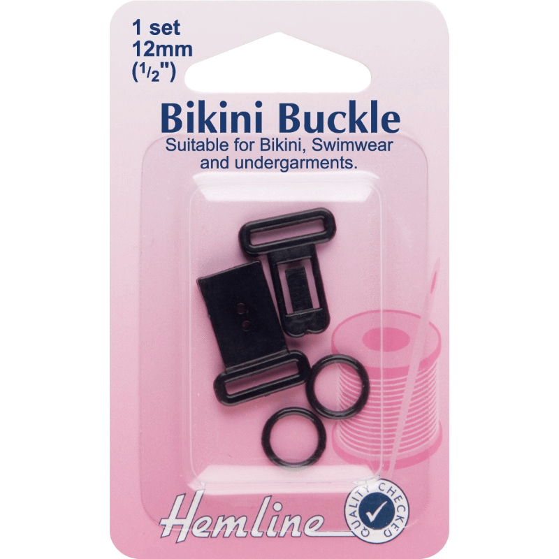Bikini Buckle Fastener Swimwear Bra Clasp: 1 Set x 12mm