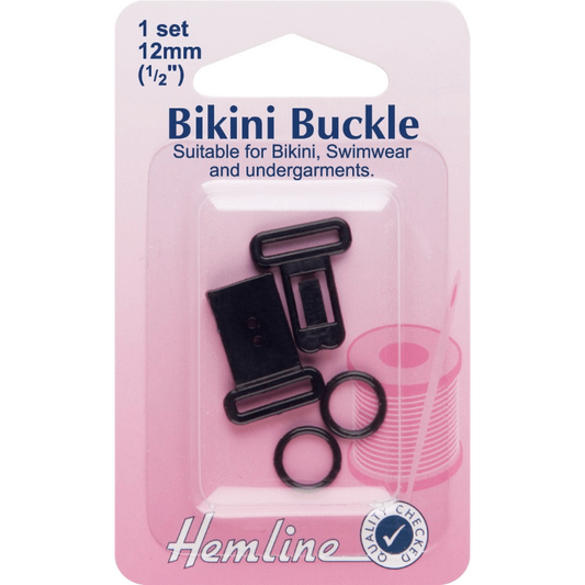 Bikini Buckle Fastener Swimwear Bra Clasp: 1 Set x 12mm