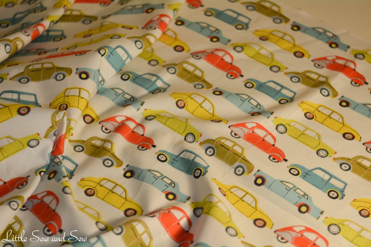 Classic Cars Fabric