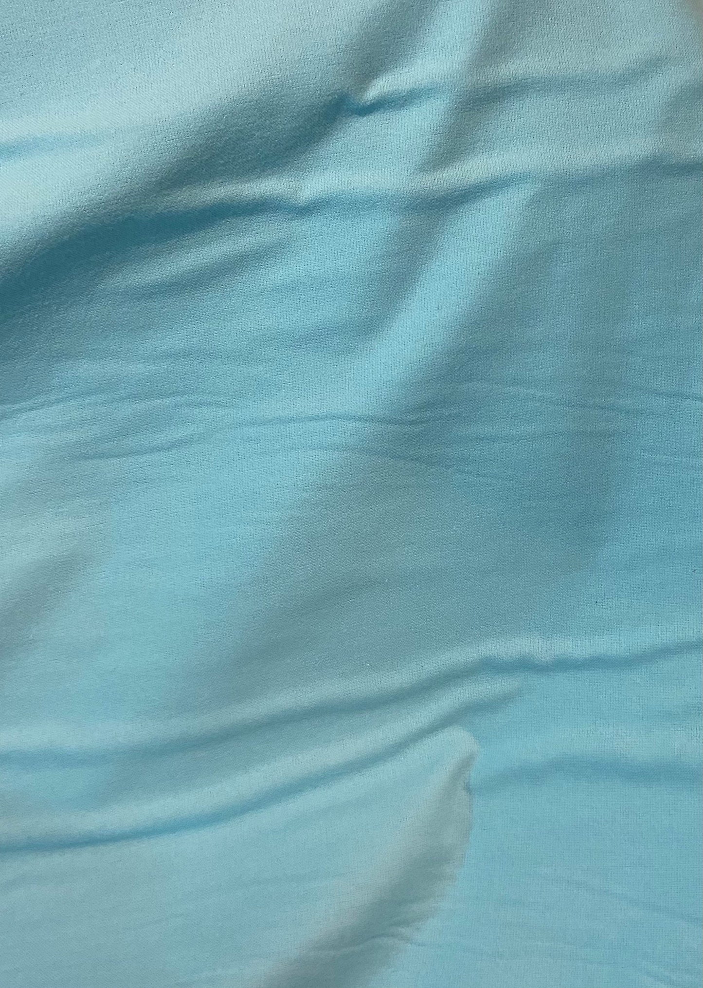 Solid Blue Brushed Cotton Fabric, Robert Kaufman