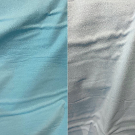 Solid Blue Brushed Cotton Fabric, Robert Kaufman