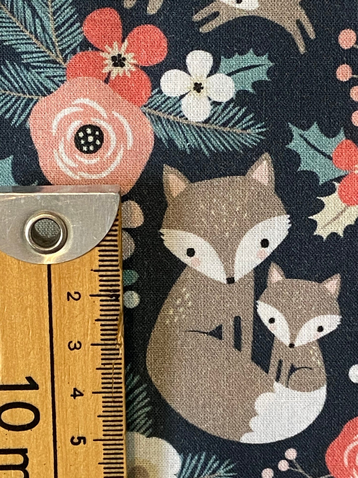 Foxes Floral by Little Johnny Fabrics