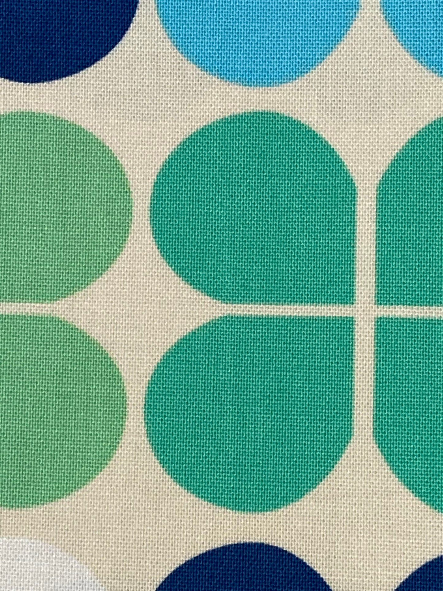 Geo Pop Canvas - Lagoon by Emmle K for Robert Kaufman
